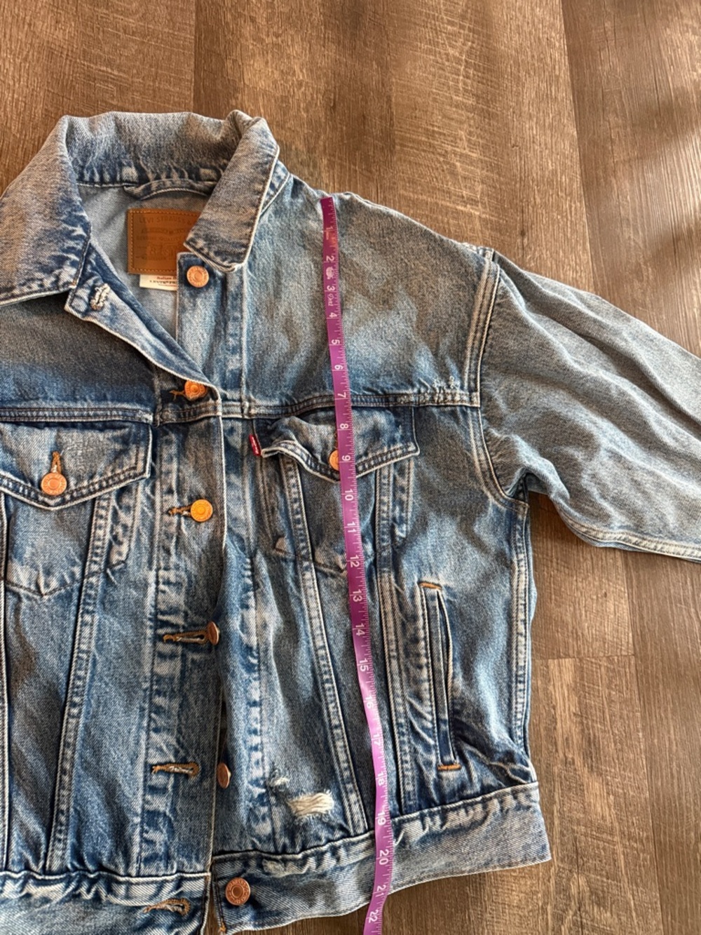 Levi’s ’90s Denim Trucker Jacket, XS - Picture 10 of 11